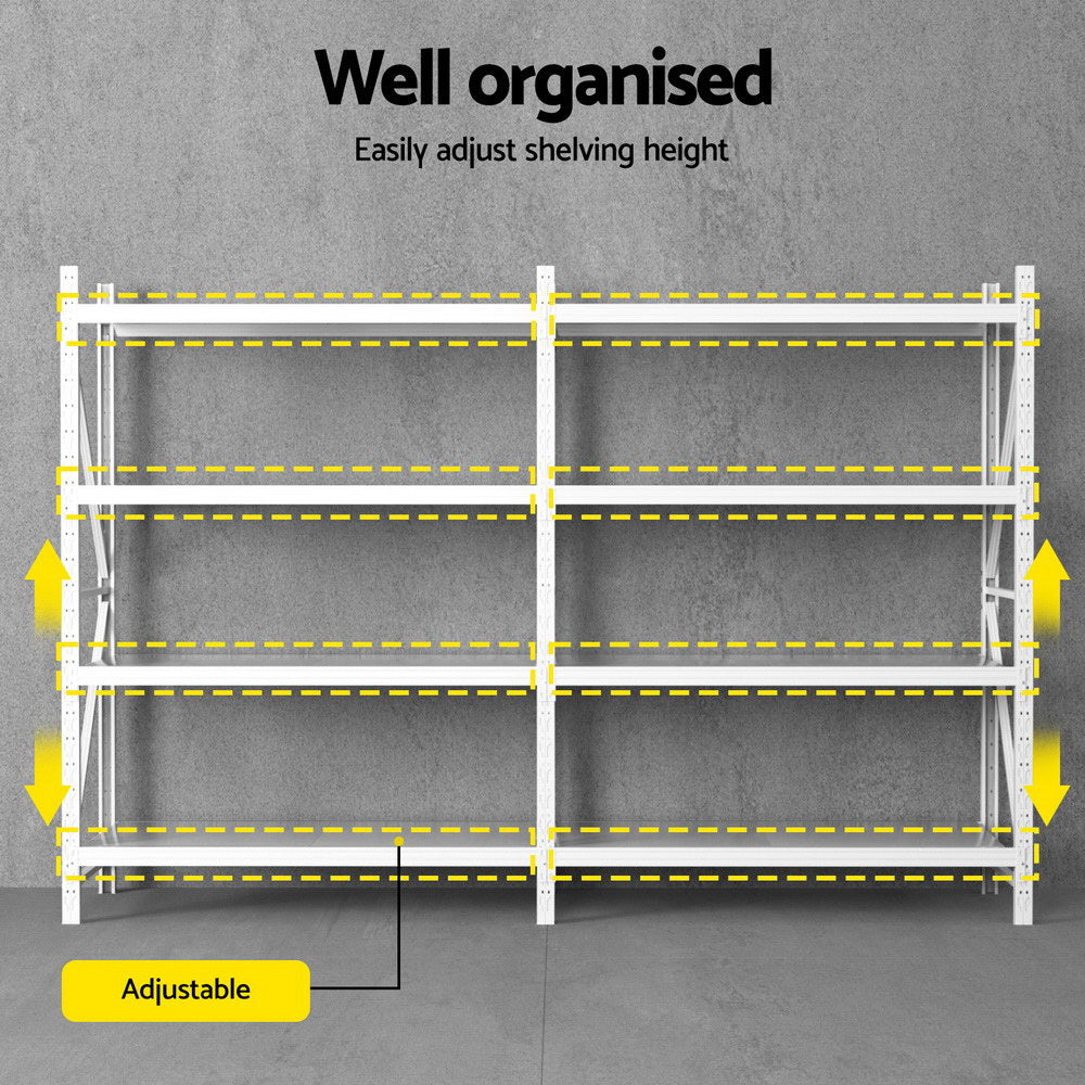 3Mx2M Giantz Garage Shelving Warehouse Rack-4