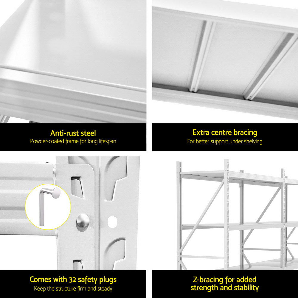 3Mx2M Giantz Garage Shelving Warehouse Rack-5