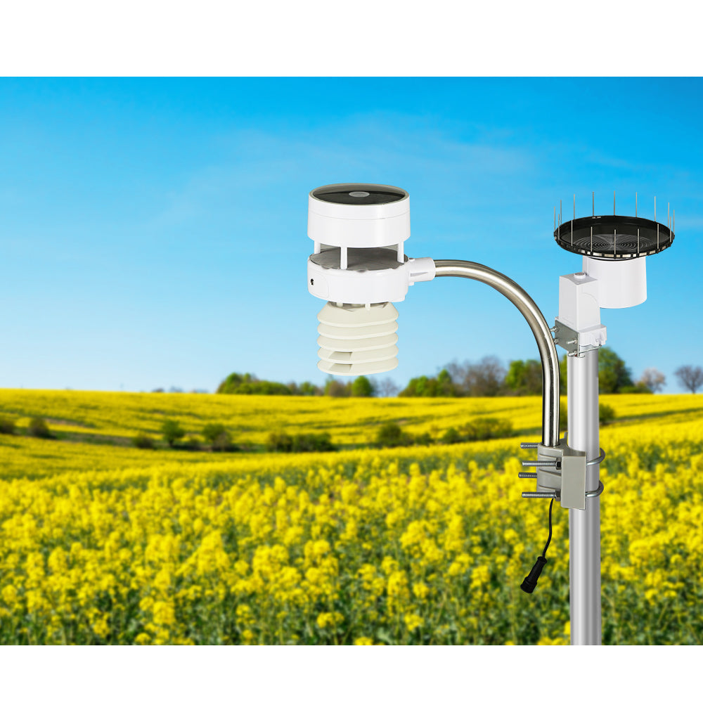 Devanti Weather Station Ultrasonic Anemometer Outdoor WiFi Rain Gauge Solar-7