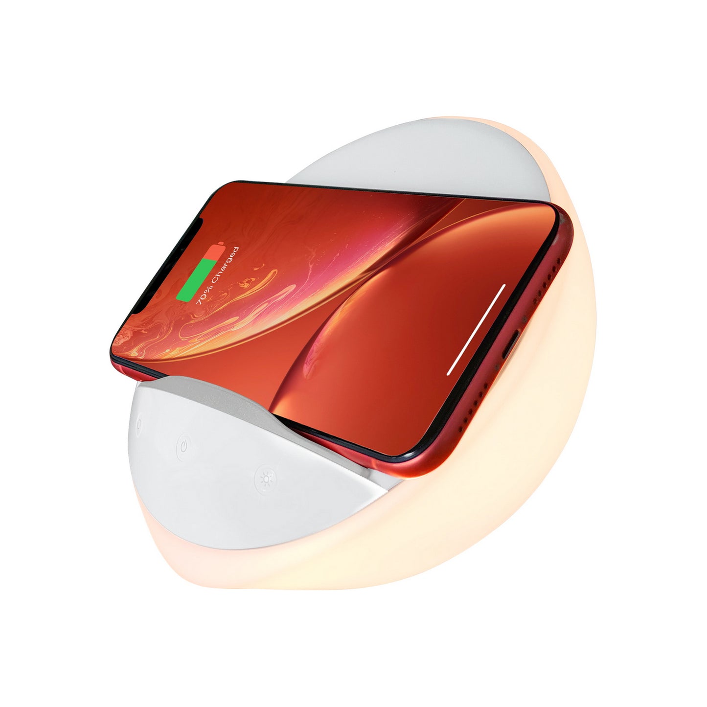 AIPOWER Bedside Lamp with Wireless Charger and Phone Holder Touch