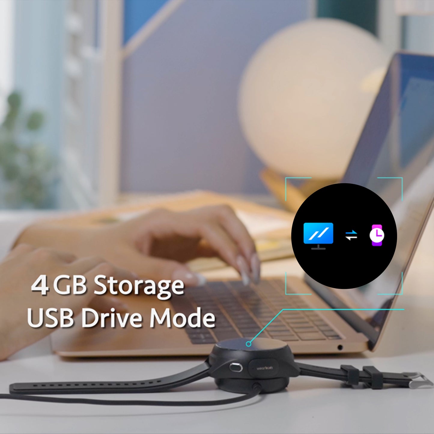 Aipower Smart Watch with Earbuds Pop-Up Headphones 4G Music Fitness Tracker W28 Pro