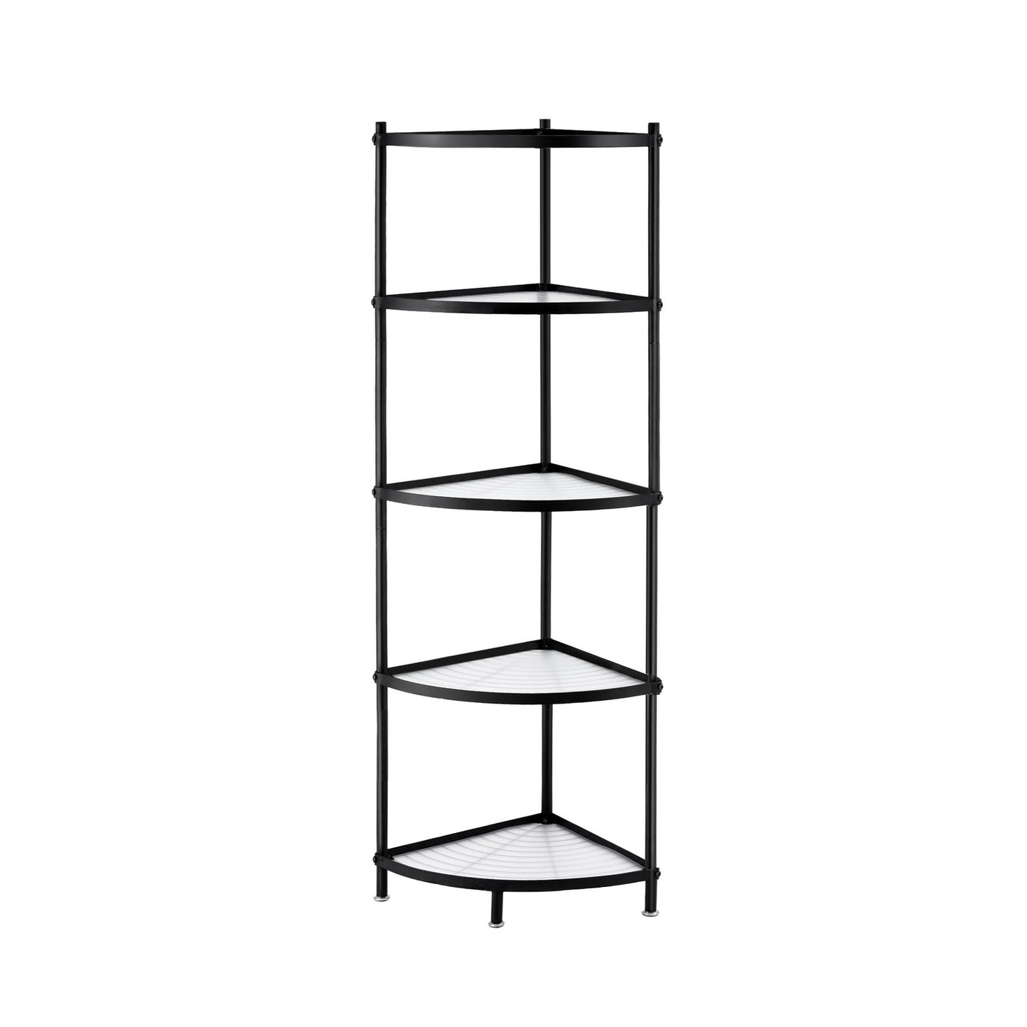 Artiss 5-Tier Kitchen Corner Shelf Rack Stand Microwave Metal Storage Shelves