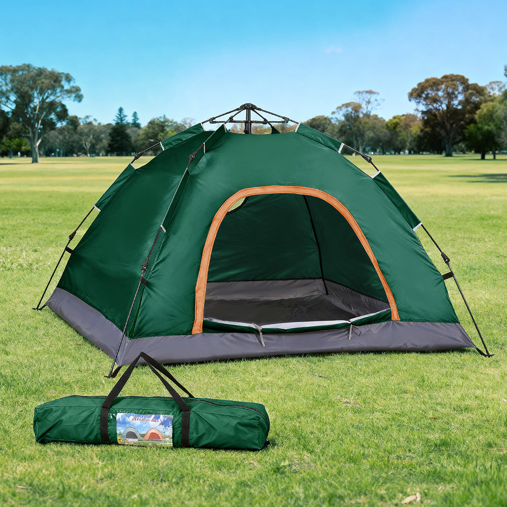 Weisshorn Camping Tent Instant Tent Pop up 2 Person Outdoor Hiking Tents Hiking Green-0