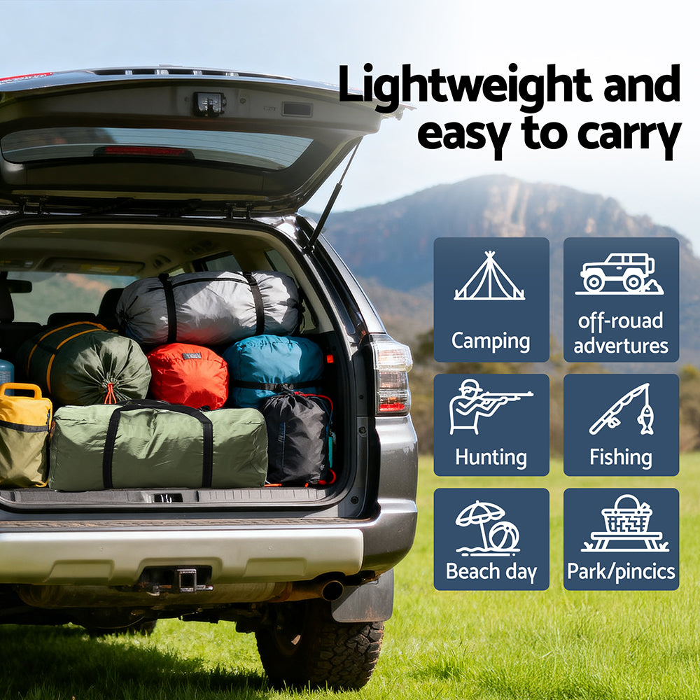 Weisshorn Camping Tent Car SUV Rear Hatchback Tents Canopy Portable Outdoor Family green-7