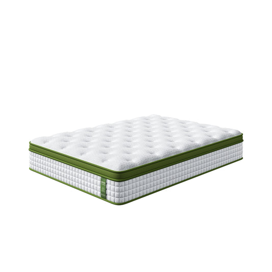 BedStory Double Mattress 30cm Medium Firm Hybrid Mattress for Pressure Relief Motion Isolation-0
