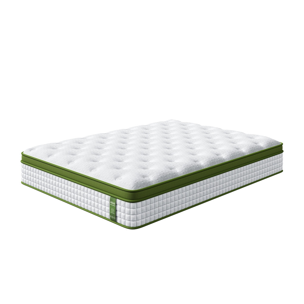 BedStory Queen Mattress 30cm Medium Firm Hybrid Mattress for Pressure Relief Motion Isolation-1
