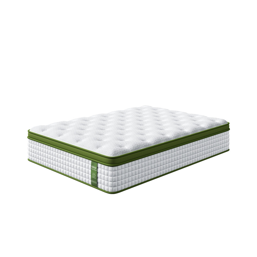 BedStory Double Mattress 34cm Medium - Hybrid Mattress for Pressure Relief Motion Isolation-1