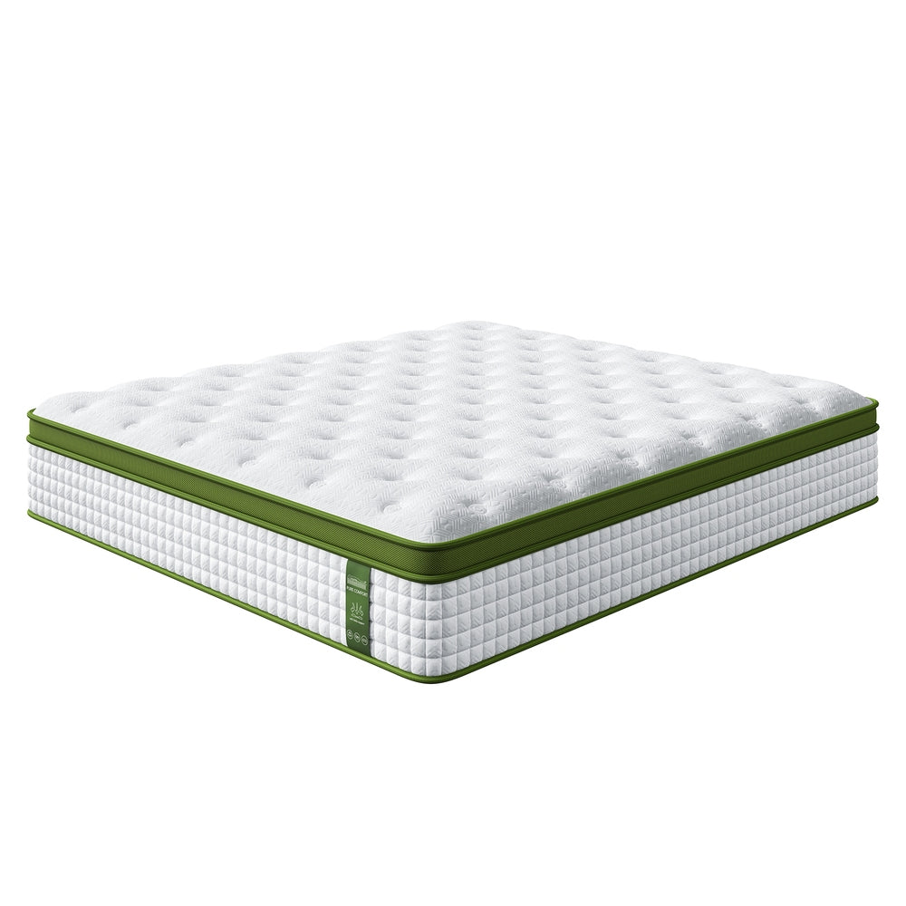 BedStory King Mattress 34cm Medium - Hybrid Mattress for Pressure Relief Motion Isolation-1