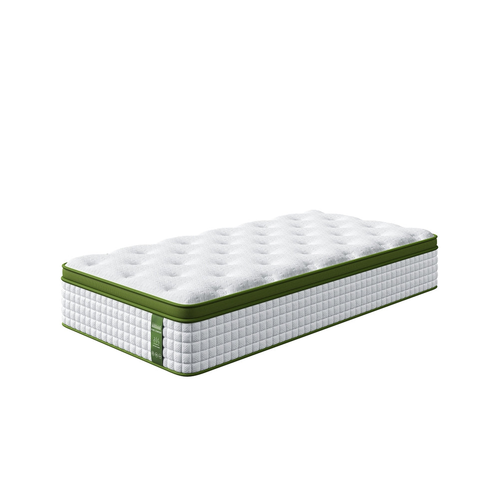BedStory King Single Mattress 34cm Medium - Hybrid Mattress for Pressure Relief Motion Isolation-1