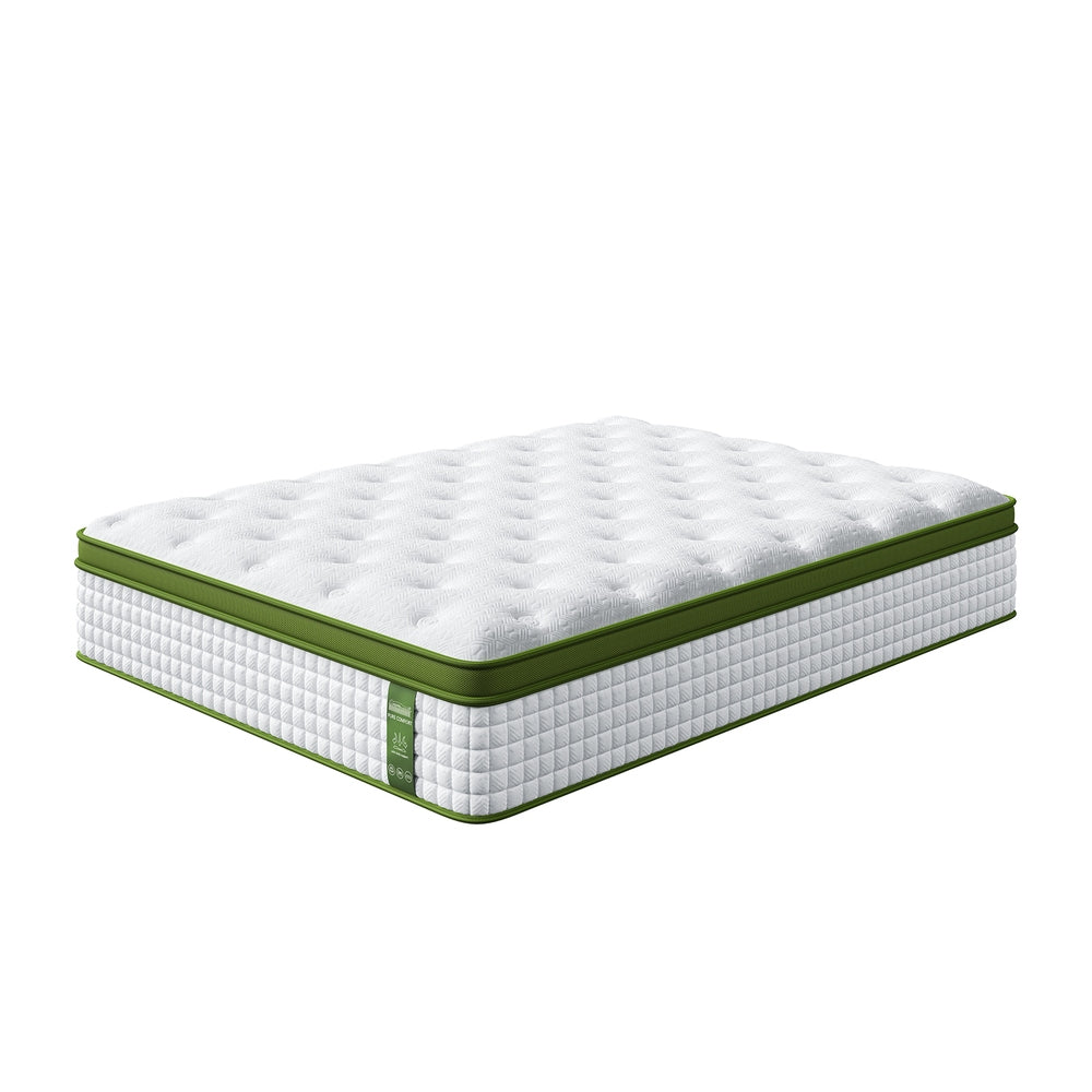 BedStory Queen Mattress 34cm Medium- Hybrid Mattress for Pressure Relief Motion Isolation-1