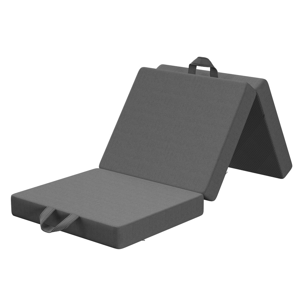 BedStory Folding Mattress Small Single Trifold Mattress with Firm Support Foam Washable Cover 10cm-1