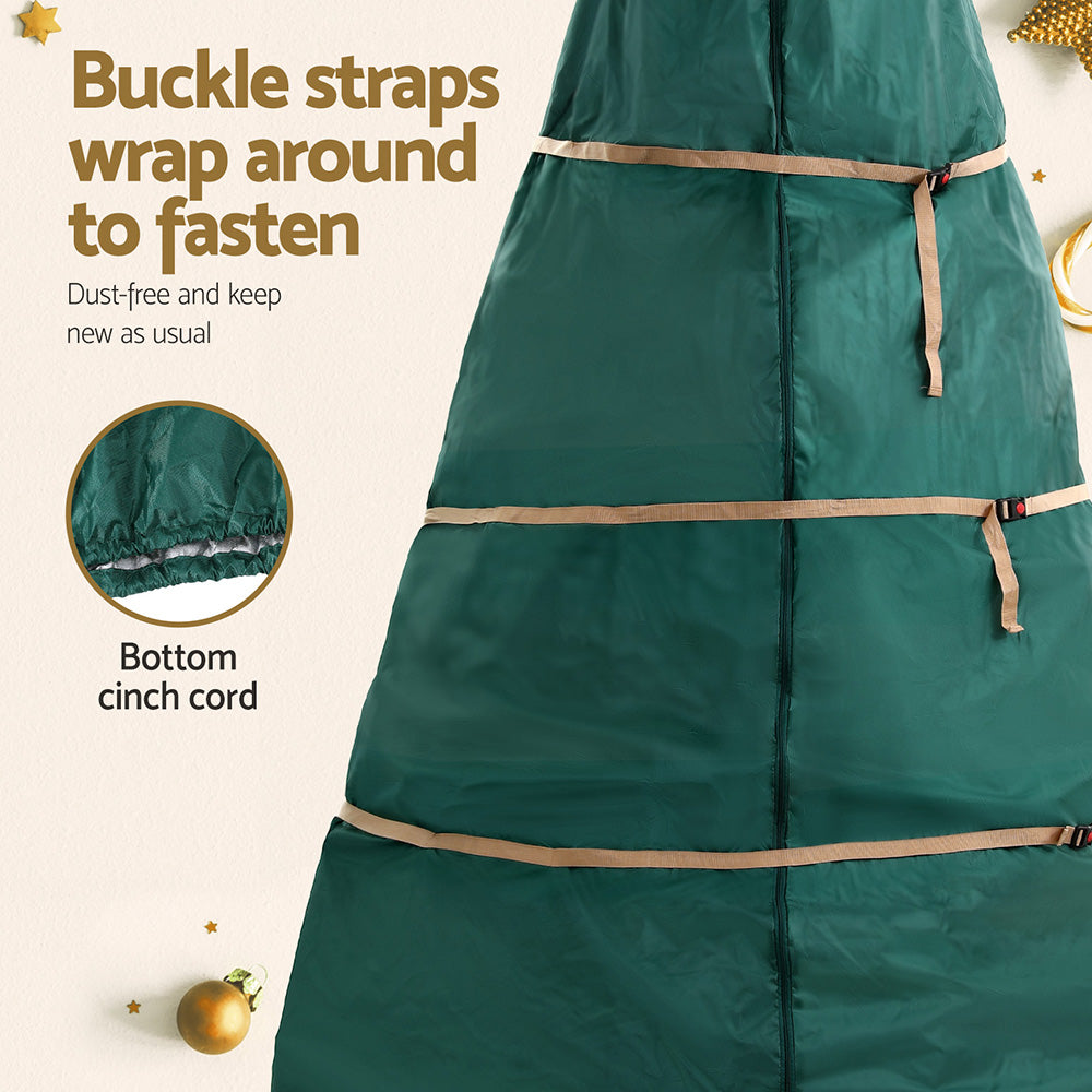 Jingle Jollys Christmas Tree Storage Bag Fits Up to 9ft Tree Xmas Bag Green-5