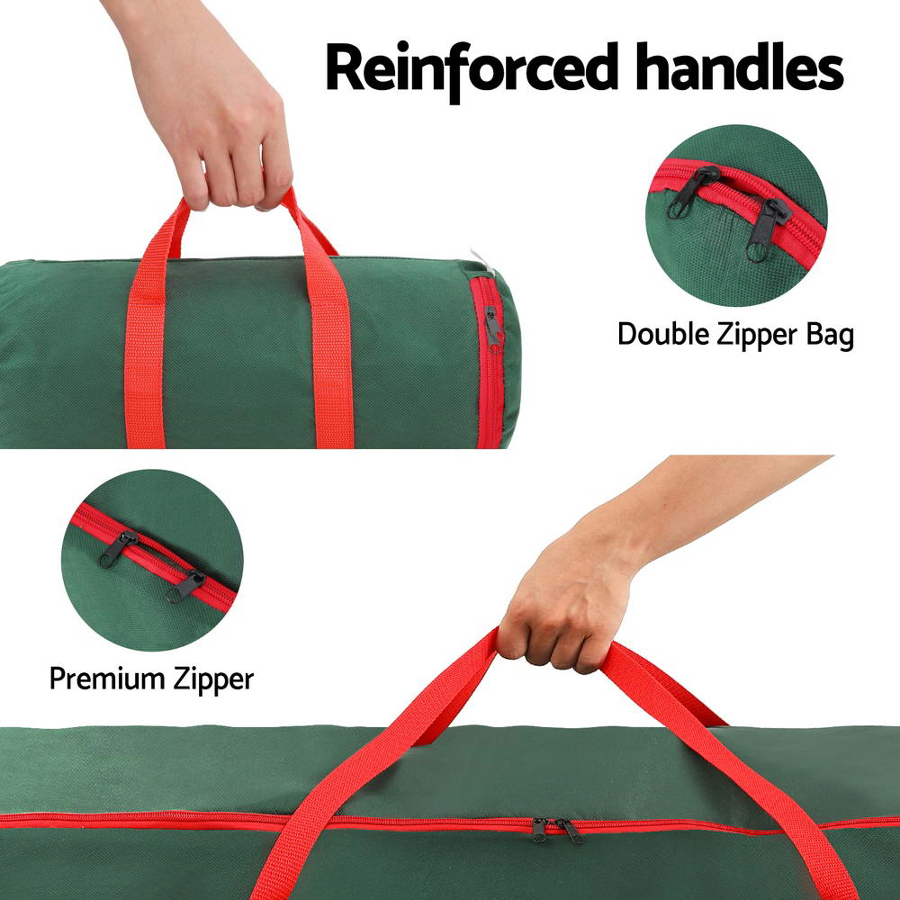 Jingle Jollys Christmas Tree Baubles Storage Bag Set Ornaments Container Box-5