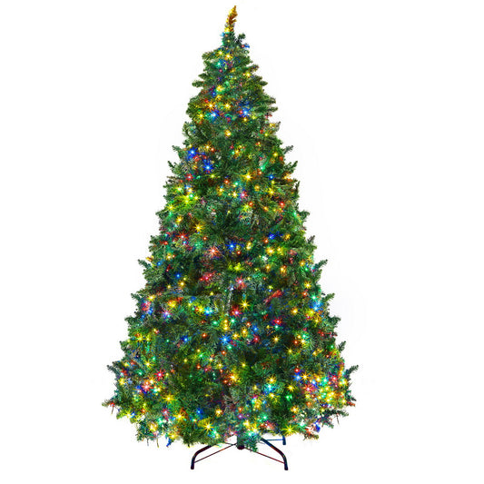 Jingle Jollys Christmas Tree 2.1m Xmas Tree Decoration 8 Light Mode Multi Colour-0