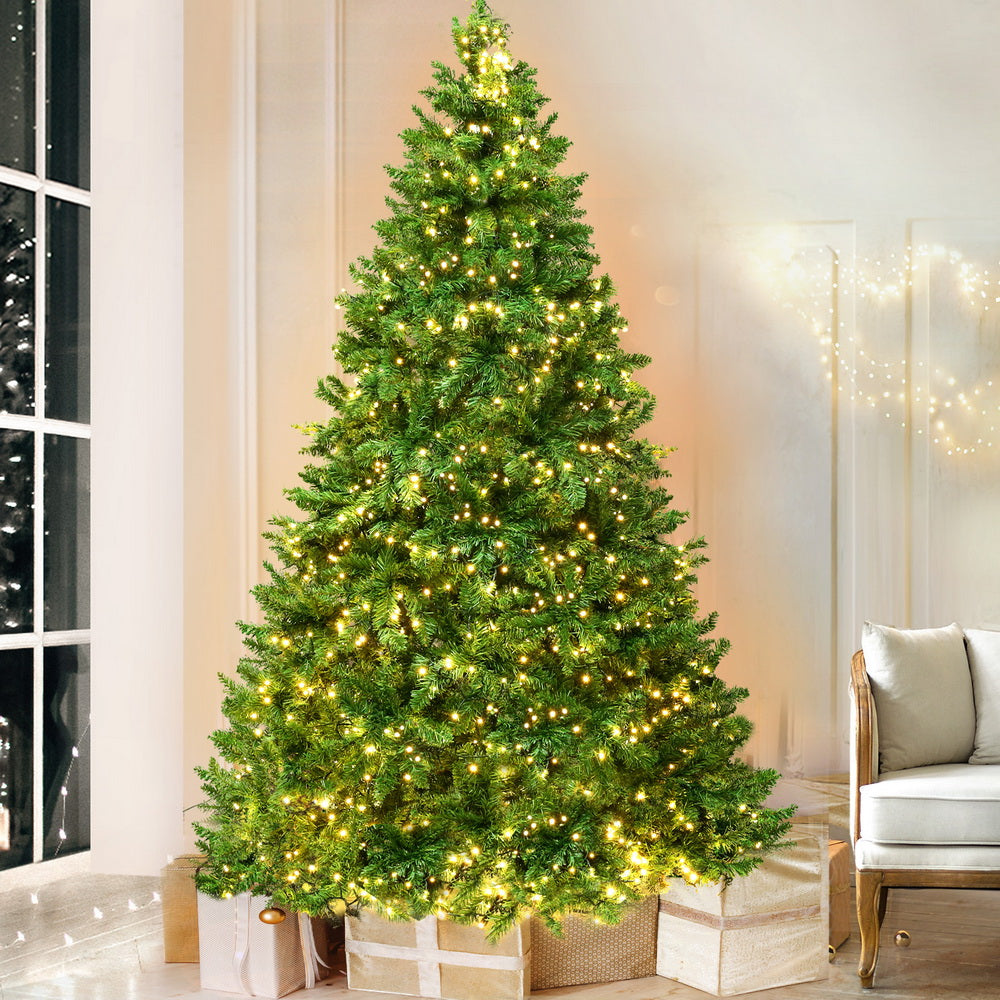Jingle Jollys Christmas Tree 2.4m Xmas Tree Decorations 1488 LEDs-6