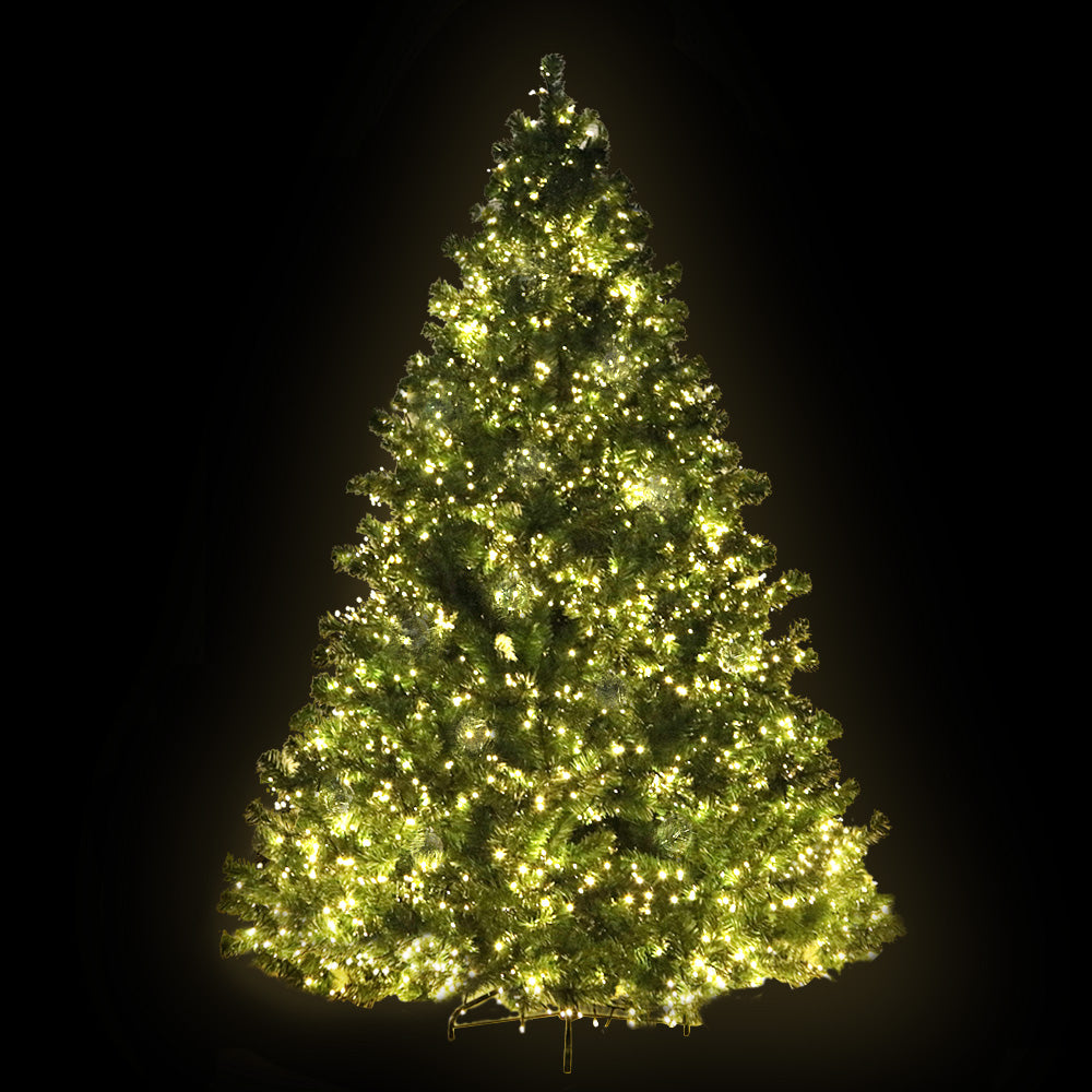 Jingle Jollys Christmas Tree 1.8M Xmas Tree Decorations 1980 LEDs 8 Light Mode-0