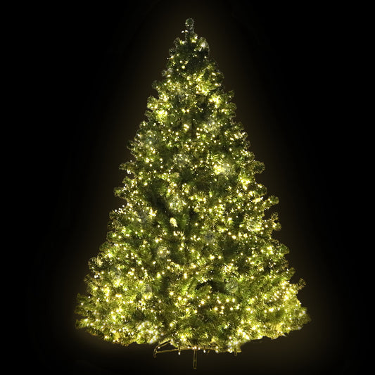 Jingle Jollys Christmas Tree 2.1M Xmas Tree Decorations 3000 LEDs 8 Light Mode-0