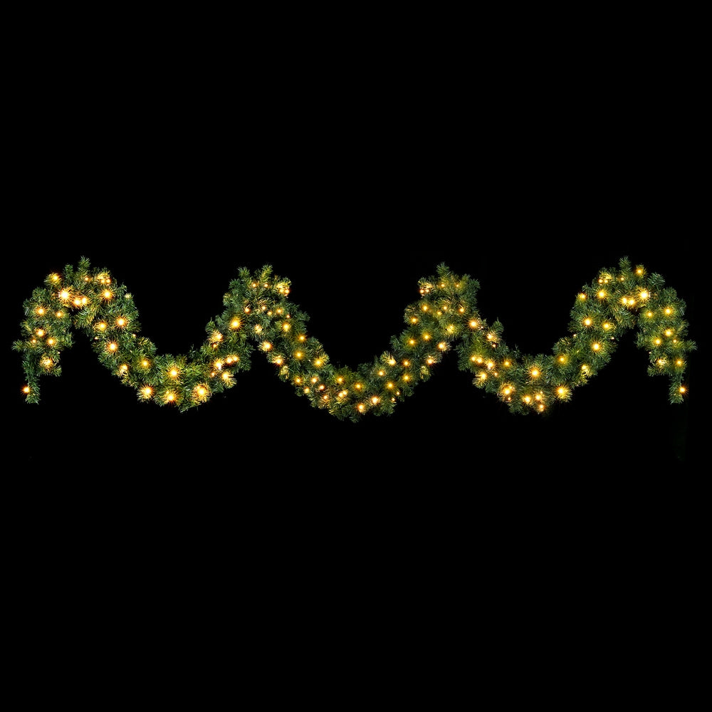 Jingle Jollys 5M Christmas Garland LED Lights Party Xmas Decorations 380 TIPS-0