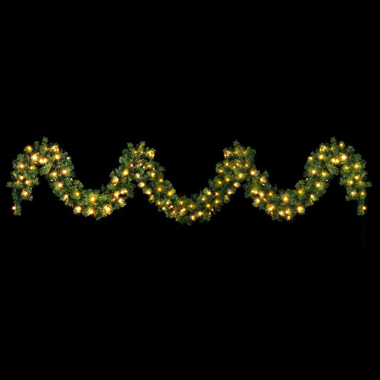 Jingle Jollys 5M Christmas Garland LED Lights Party Xmas Decorations 380 TIPS-0