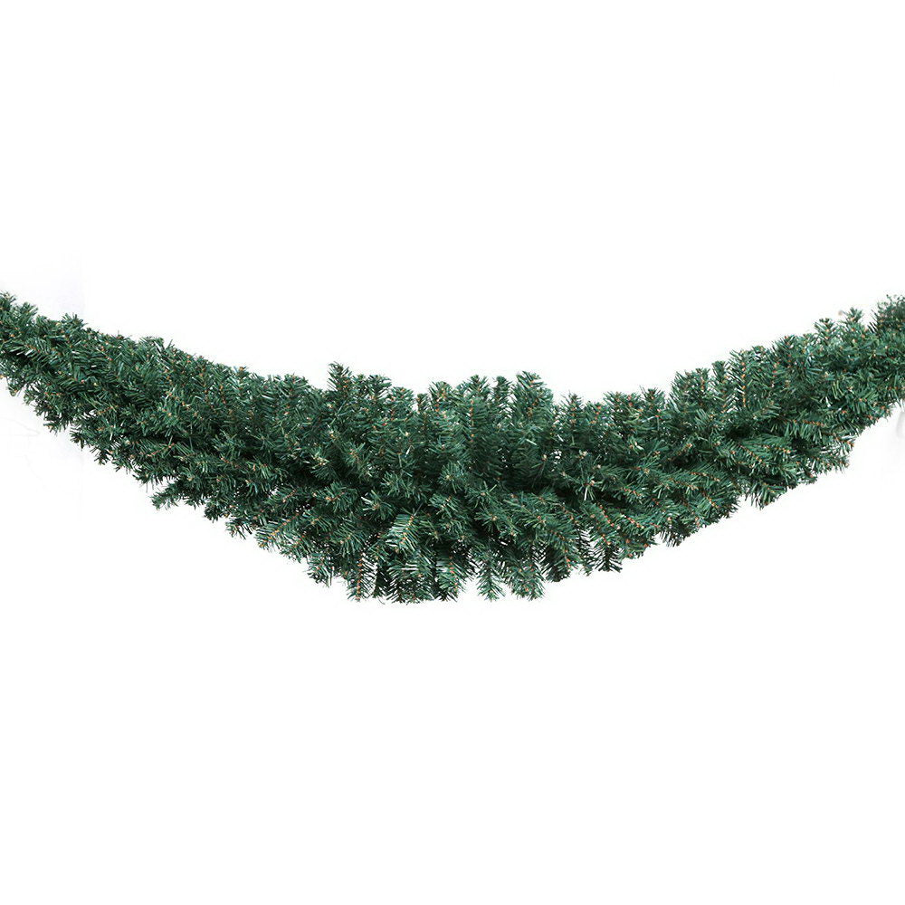Jingle Jollys 2.1m Christmas Garland Xmas Decorations Green Wedding Party-0