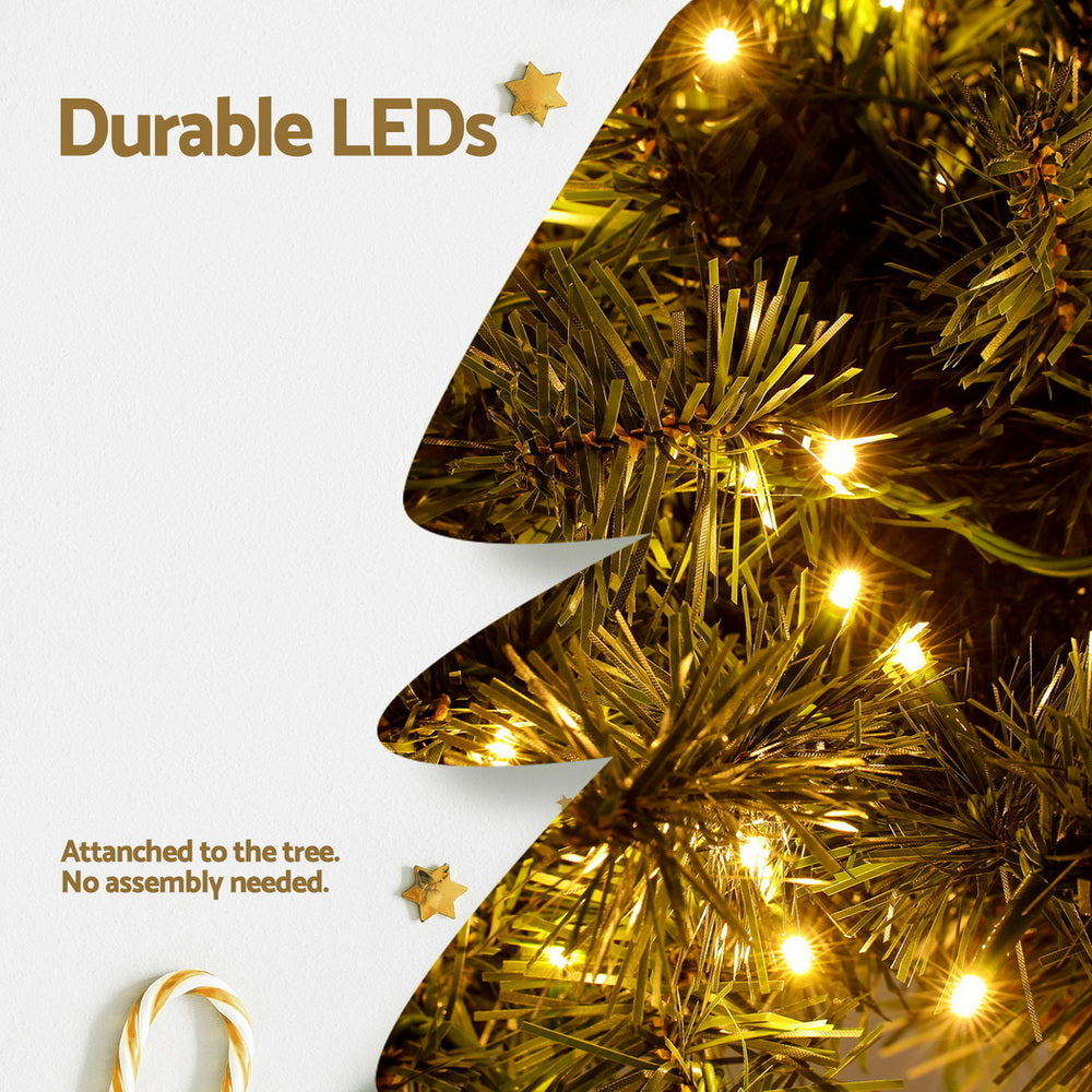 Jingle Jollys Christmas Tree 3-in-1 LED Xmas Palm Tree Party Decor 1.2/1.5/1.8M-5