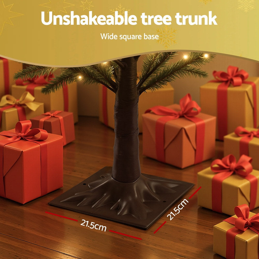 Jingle Jollys Christmas Tree 1.8M Pre-lit LED Xmas Tree 8 Modes Party Decoration-4