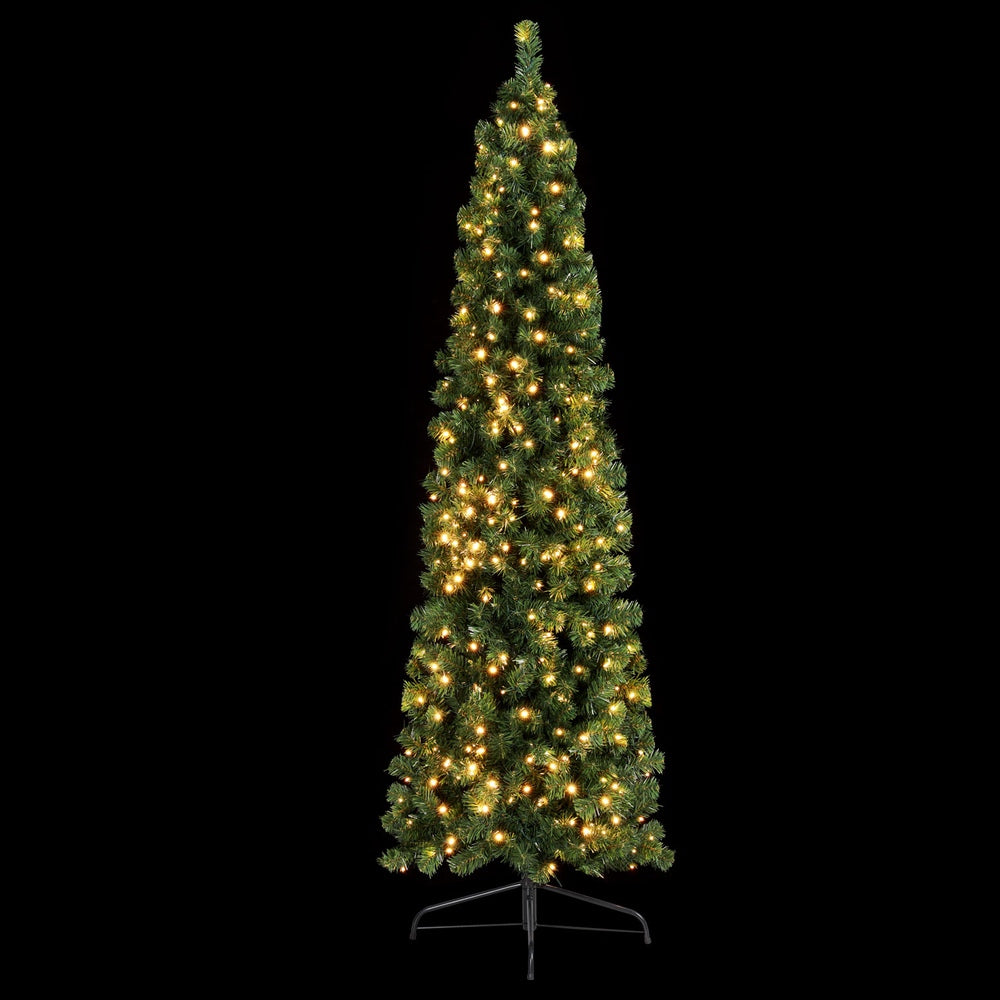 Jingle Jollys Christmas Tree 2.1M Corner Xmas Tree Party Decorations 430 Tips-0