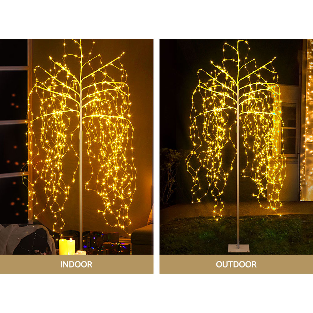 2.1M Christmas Tree 600 LED Solar Jingle Jollys-5