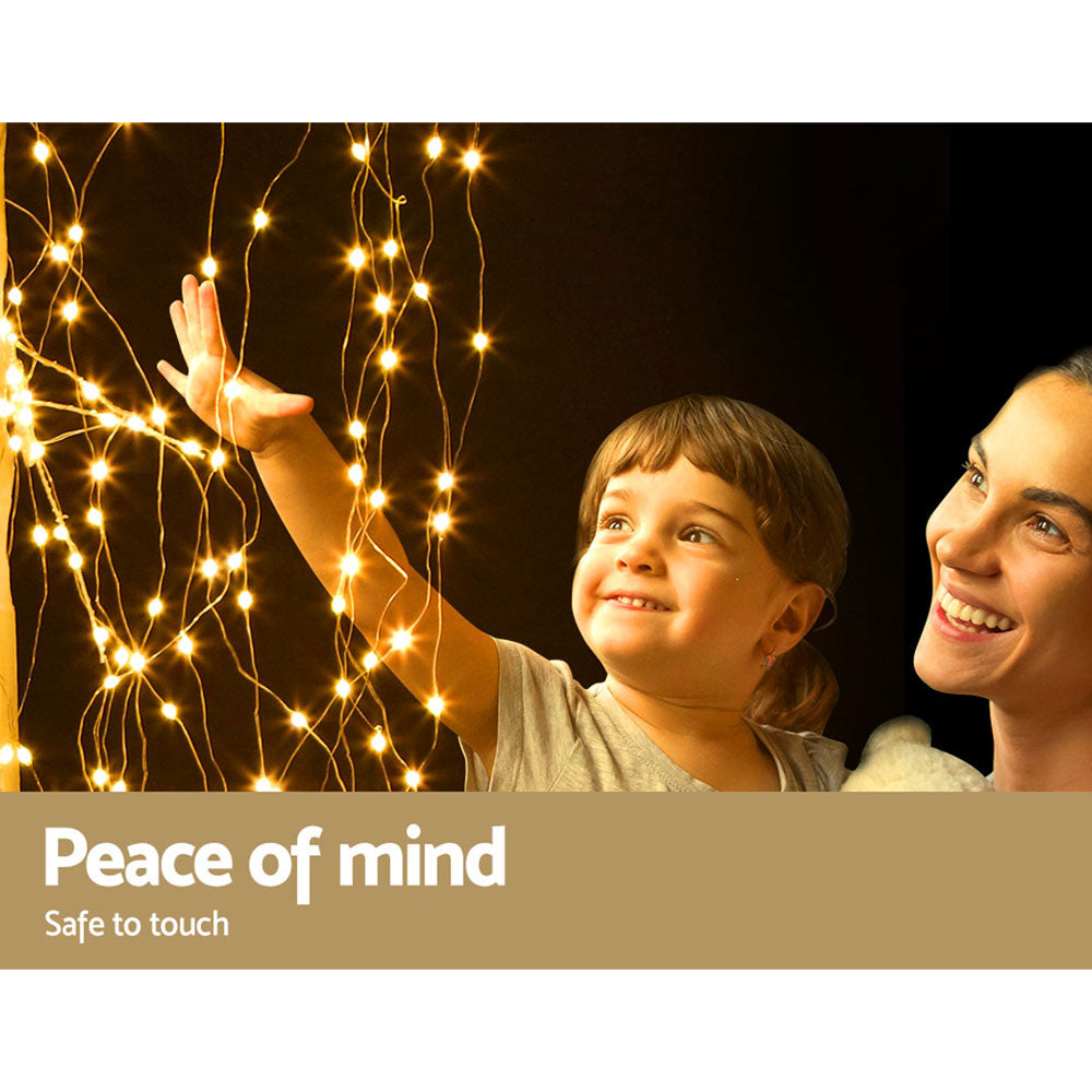 2.1M Christmas Tree 600 LED Solar Jingle Jollys-6