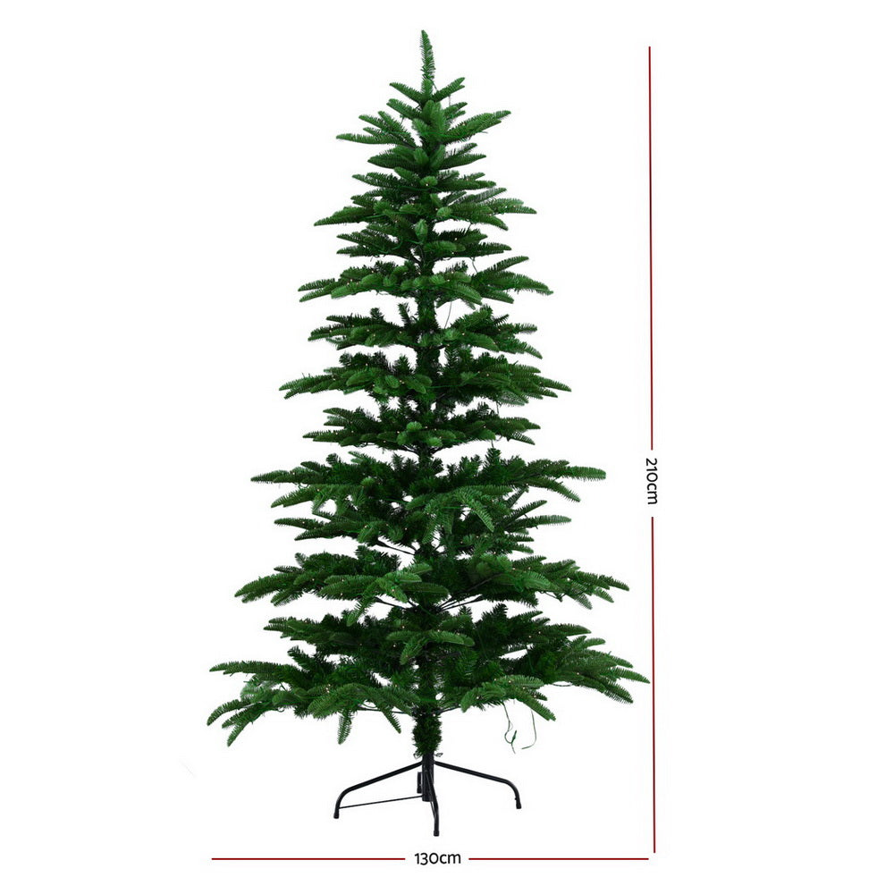 Jingle Jollys Christmas Tree 2.1M LED Sparse Xmas Tree 860 Tips Party Decoration-2
