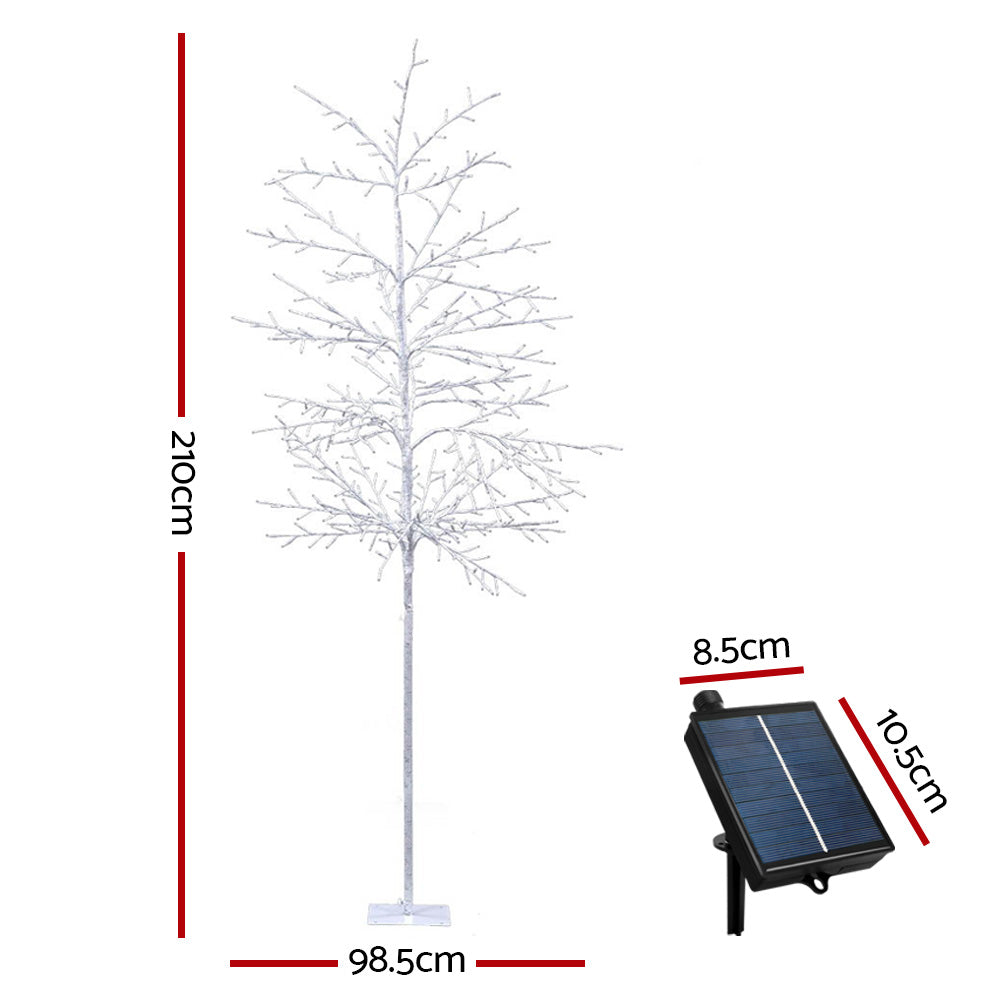 2.1M Christmas Tree 480 LED Solar Jingle Jollys-1