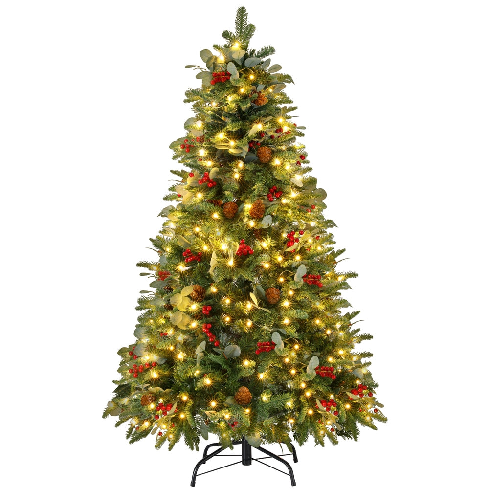 Jingle Jollys Christmas Tree 1.5m 160 LED Xmas Tree Party Decorations 355 Tips-0