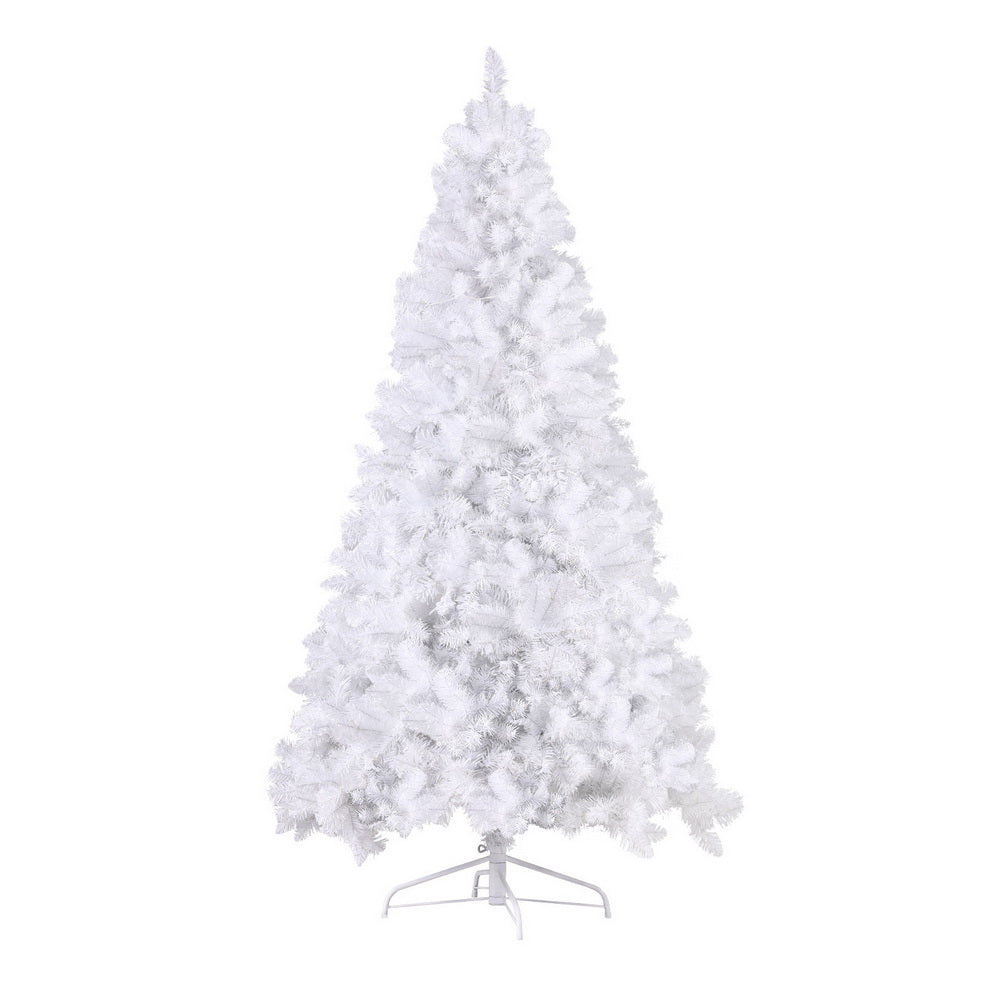 Jingle Jollys Christmas Tree 2.1m 500 LED Xmas Tree Decorations White 1260 Tips-2