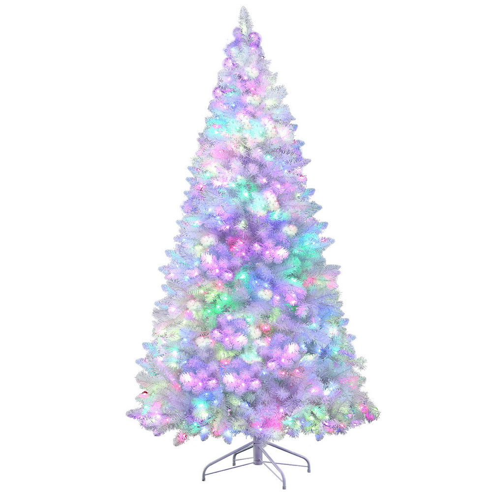 Jingle Jollys Christmas Tree 2.1m RGB Remote Xmas Party Decorations 1310 Tips-0