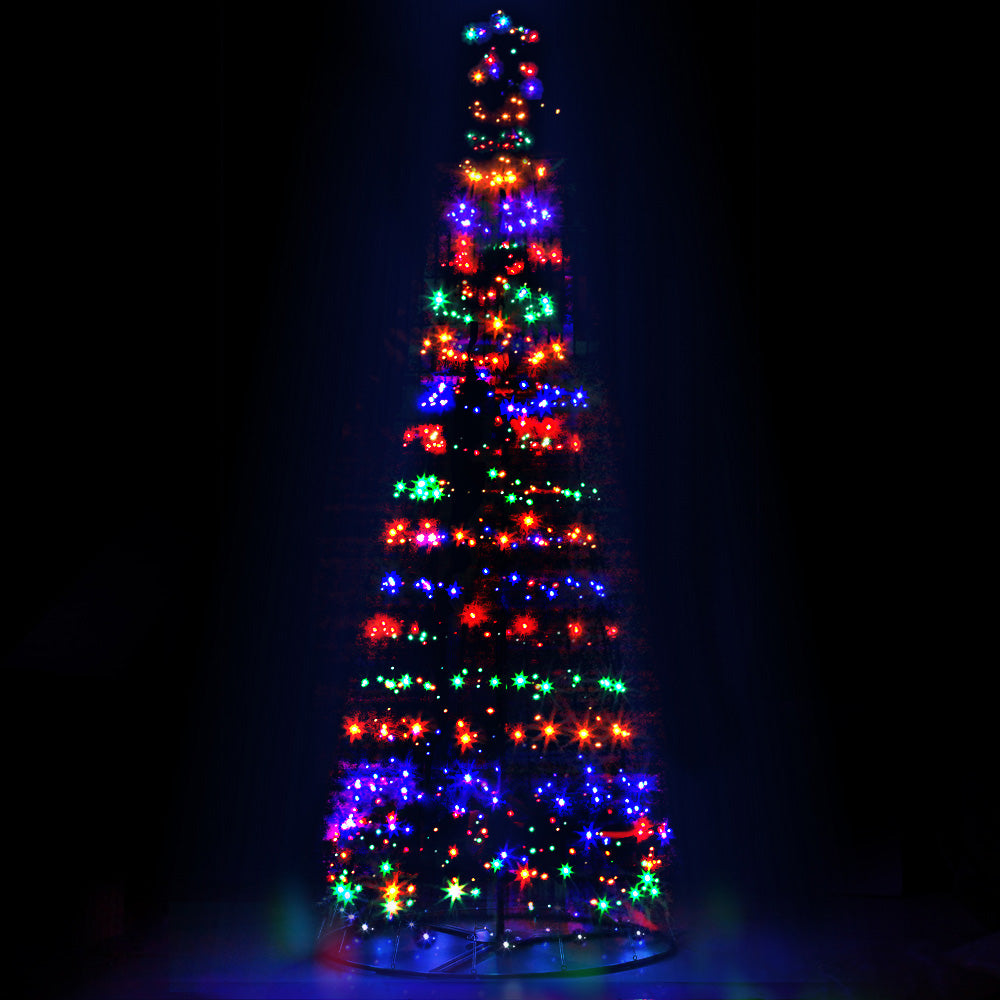 3.6M Christmas Tree 400 LED Solar Jingle Jollys-0