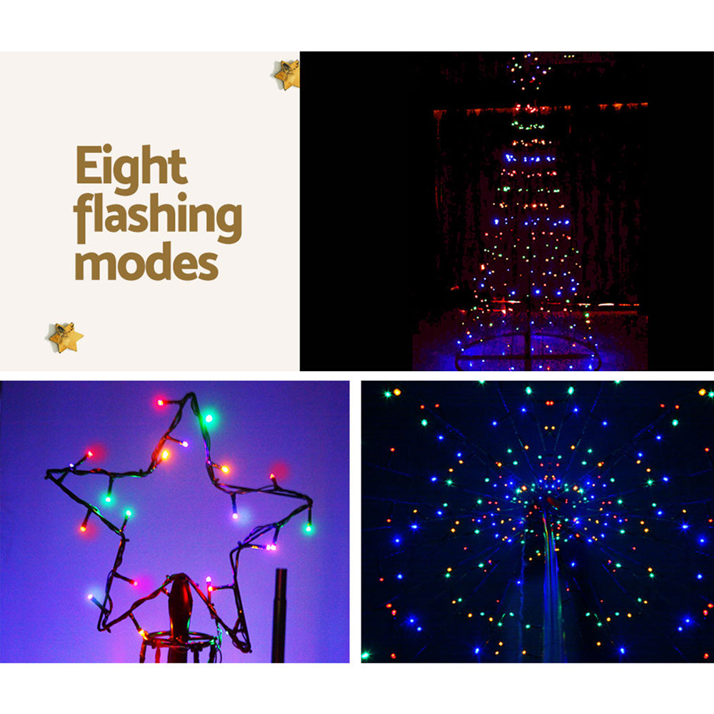 3.6M Christmas Tree 400 LED Solar Jingle Jollys-5