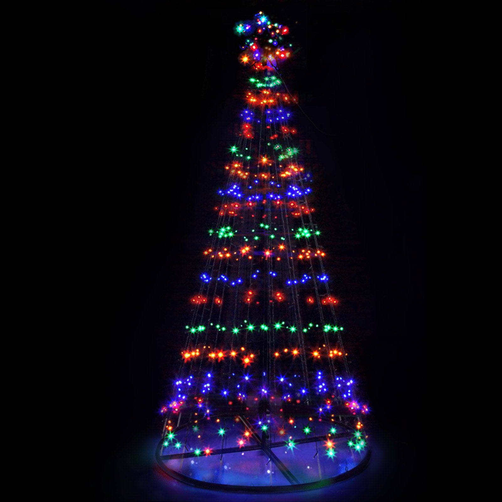 2.1M Christmas Tree 264 LED Solar Jingle Jollys-0