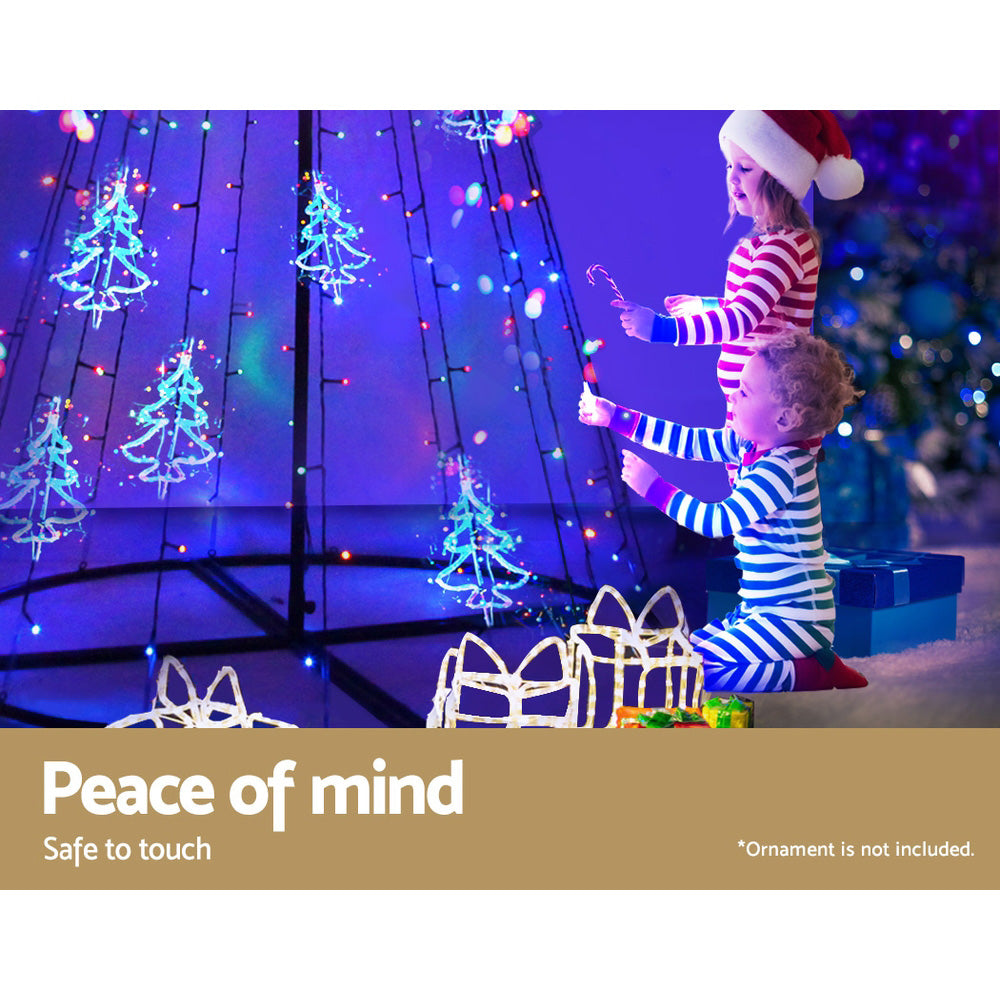 2.1M Christmas Tree 264 LED Solar Jingle Jollys-4