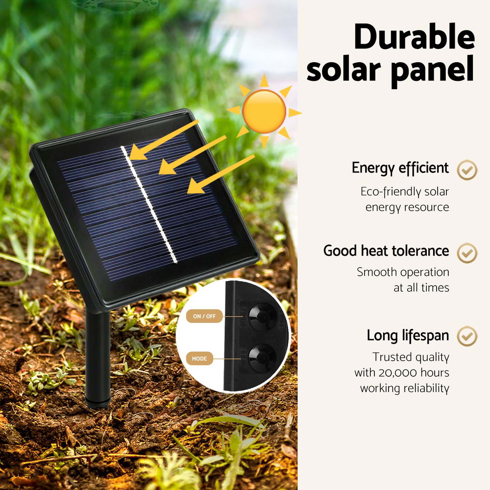 3.6M Christmas Tree 800 LED Solar Net Lights Jingle Jollys-4