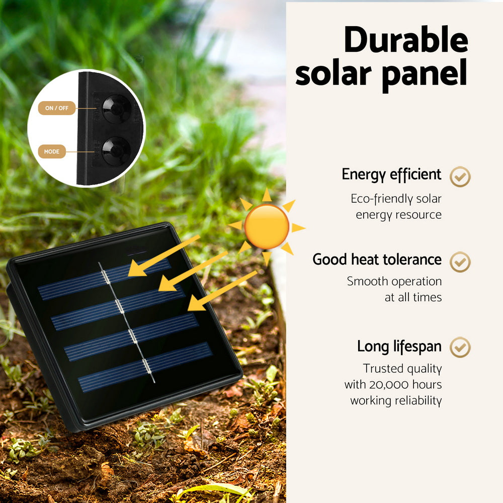 Jingle Jollys Solar Christmas Tree 2.1m 320 LED Net Lights Xmas Trees Decoration-5