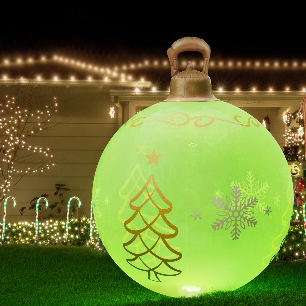 Jingle Jollys Christmas Inflatable Ball 60cm Led Illuminated Xmas Decoration-6