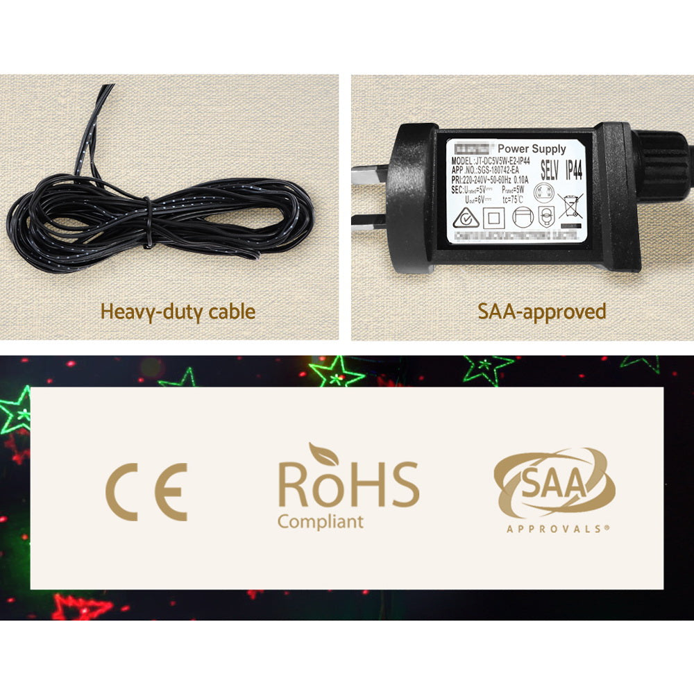 1X Projector Light Christmas Lights Laser Outdoor Decorations Jingle Jollys-6