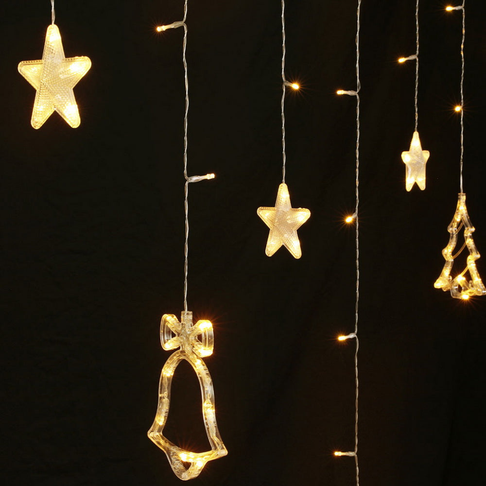 138 LED 3M Christmas Lights Icicle Light Warm White Jingle Jollys-2