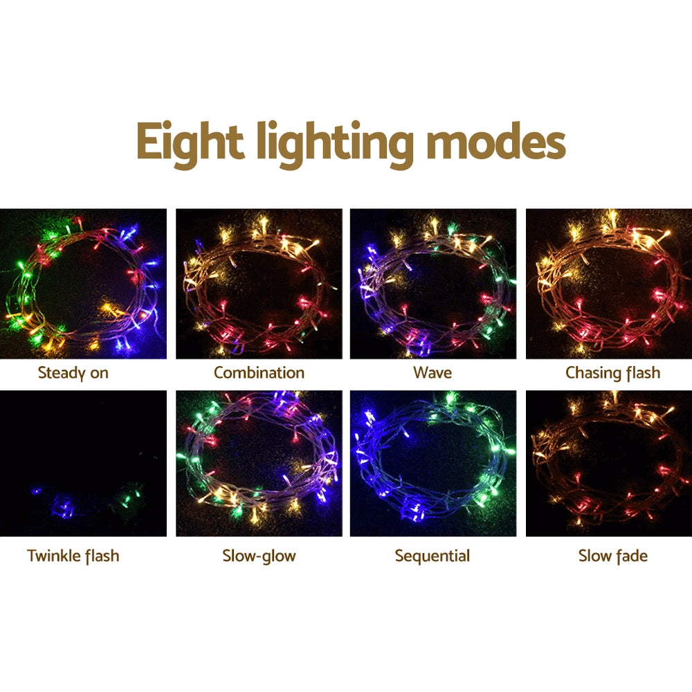 20M Christmas Lights Icicle Light 800 LED Multi-coloured Jingle Jollys-3