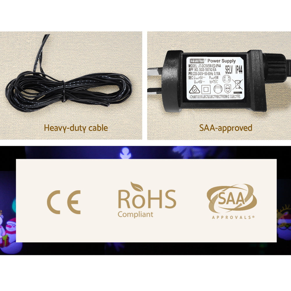 1X Projector Light Christmas Lights Laser Outdoor Decorations Jingle Jollys-5