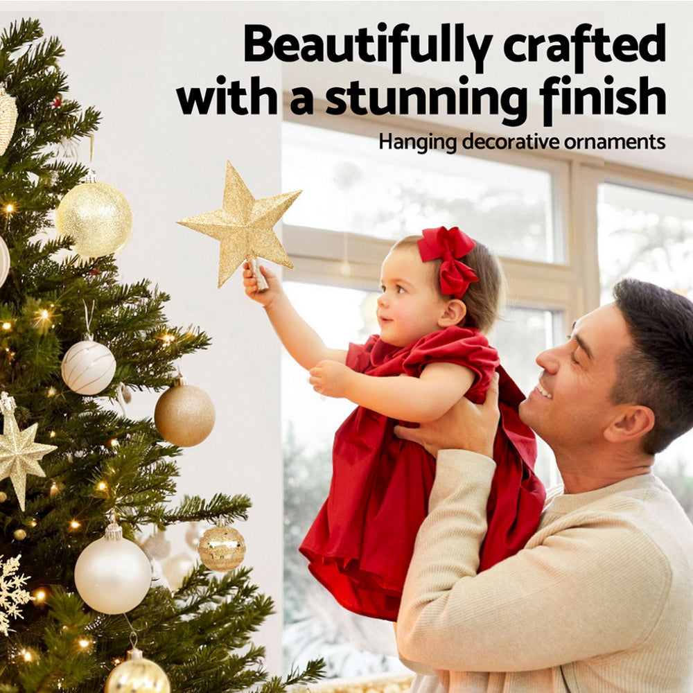 Jingle Jollys 125pcs Christmas Tree Decorations Set Baubles Ornaments Party-4