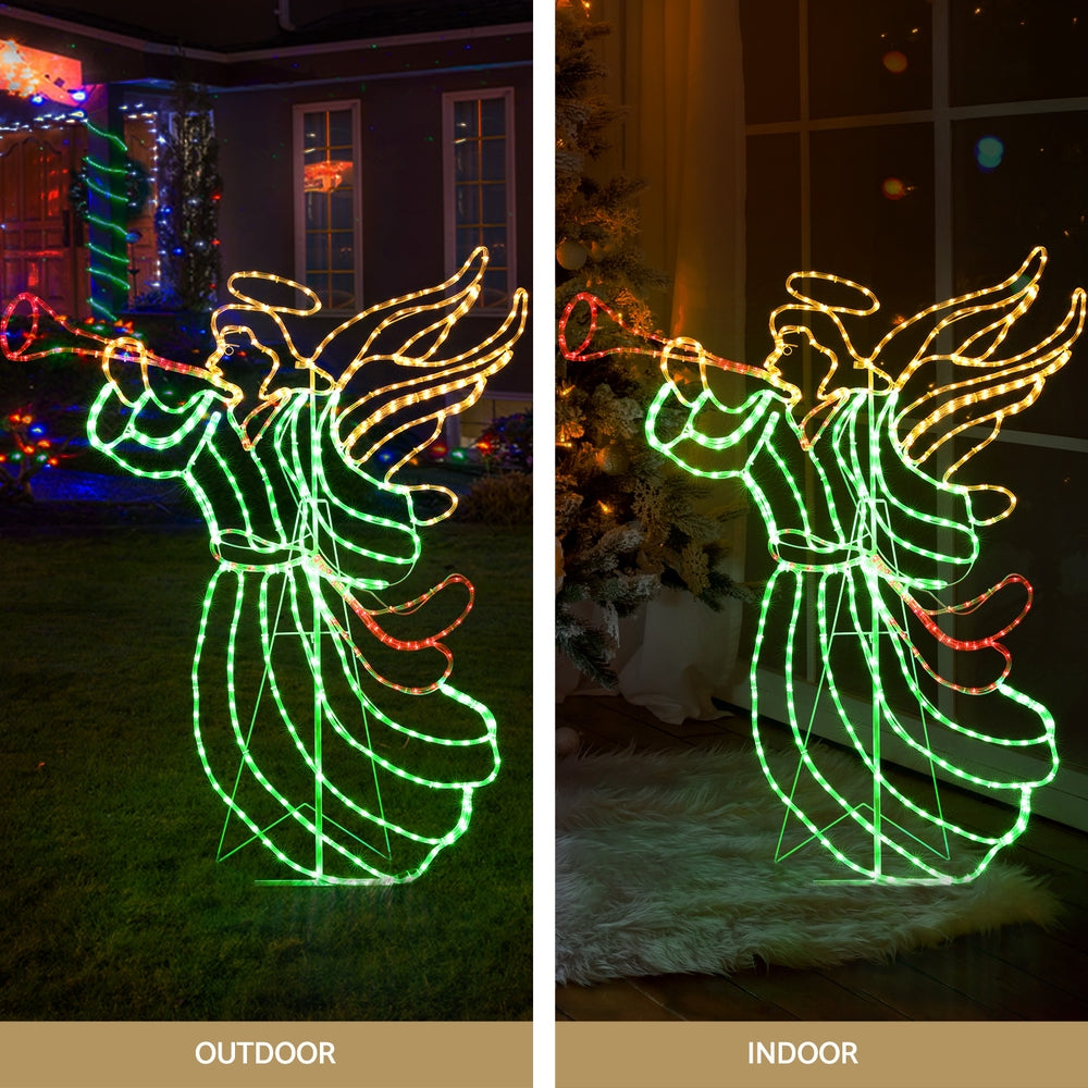 1.44M Christmas Lights Motif 504 LED Rope Light Outdoor Decoration Jingle Jollys-4