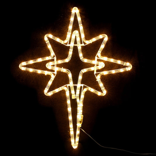 Jingle Jollys Christmas Lights 57cm Bethlehem Star 90 LED Xmas Decorations Motif-0