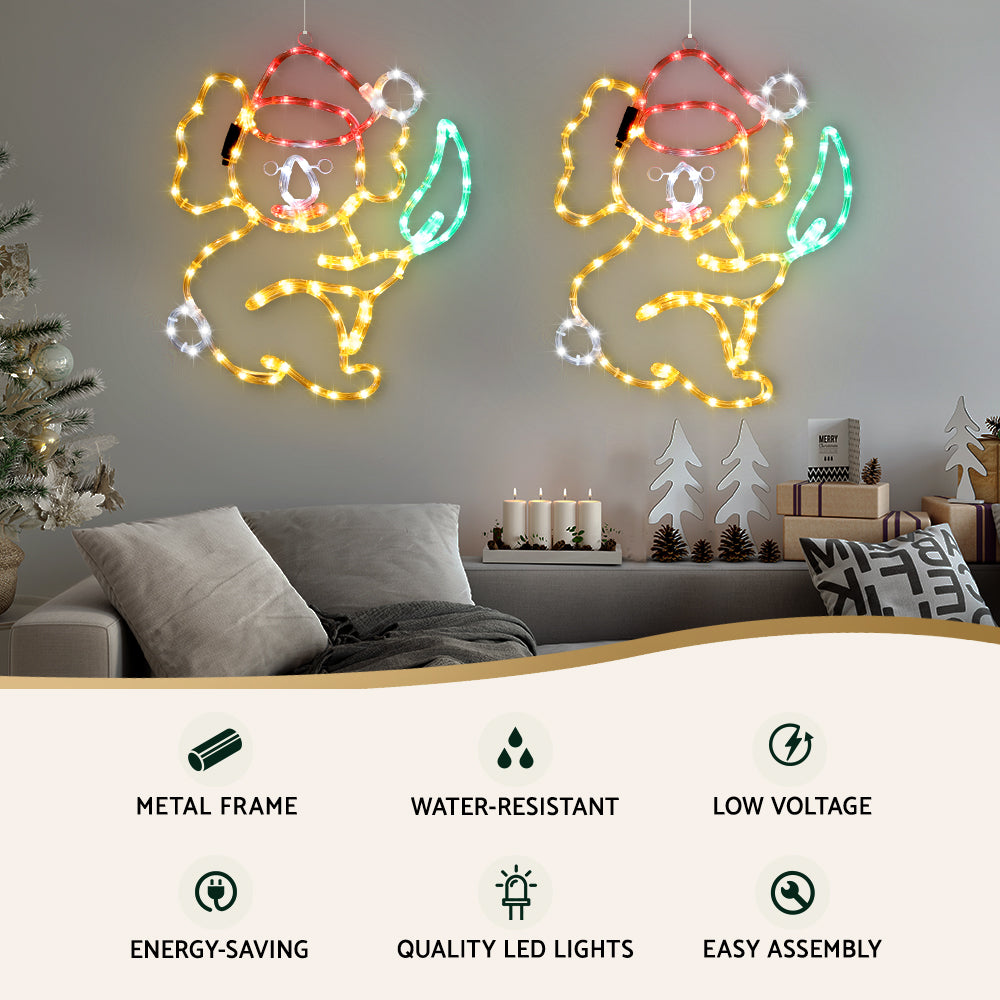 0.48M Christmas Lights Motif 216 LED Rope Light Outdoor Decoration Jingle Jollys-2