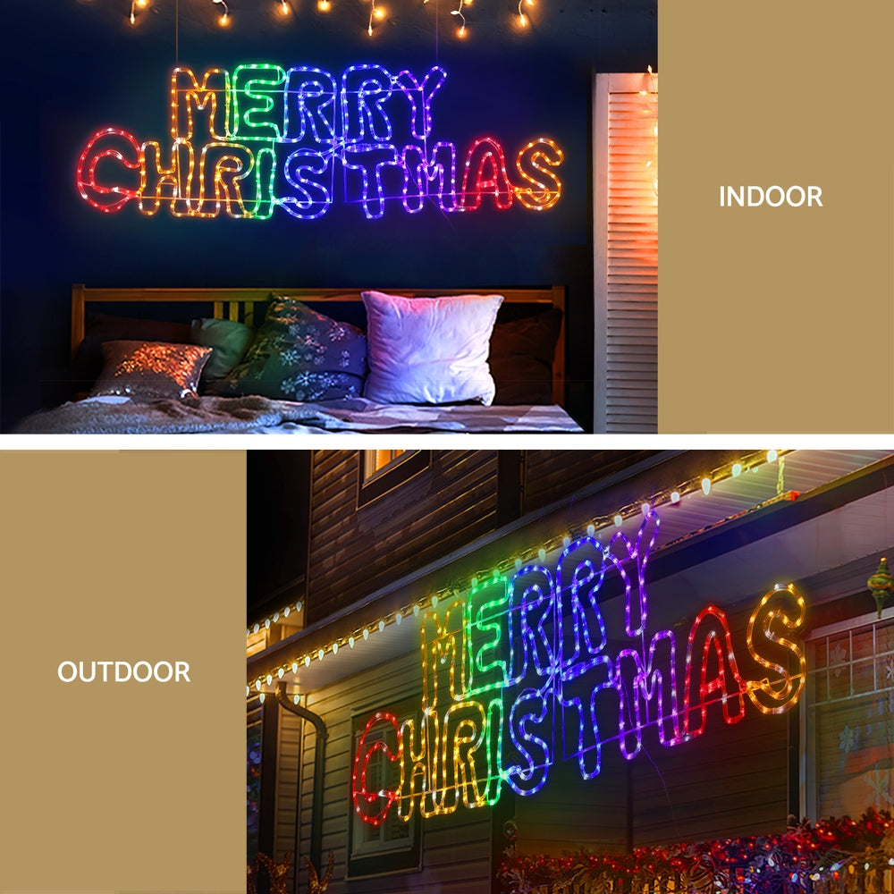 1.6M Christmas Lights Motif 360 LED Rope Light Outdoor Decoration Jingle Jollys-4